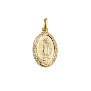 Foto 1 | Foto 1 | Medalla Zekie 7306 Oro 14k Amarillo Milagrosa