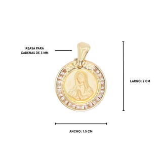 Foto 5 | Foto 5 | Medalla Virgen Guadalupe Crixus Joyería Oro 10k