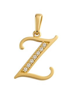 Foto 1 | Foto 1 | Dije Inicial Z Destellos Zirconias Oro 14 Kilates
