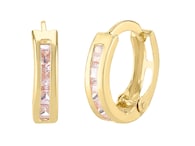 Aretes Huggies SABELLI 10H2 color Dorado de Oro Amarillo Unitalla