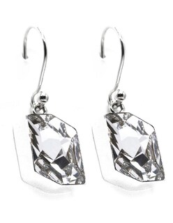 Foto 1 | Foto 1 | Aretes de Cristal y Plata Zvezda