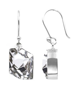 Foto 2 | Foto 2 | Aretes de Cristal y Plata Zvezda