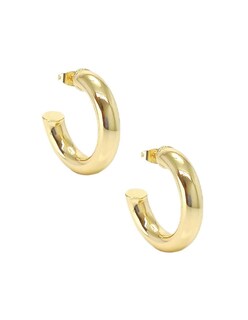 Foto 1 | Foto 1 | Arracadas Zvezda Tubo Liso Chapa de Oro 18k