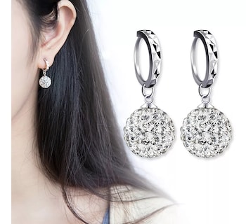 Foto 4 | Foto 4 | Aretes de Plata BELUG color Plata para Mujer