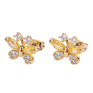 Foto 1 | Foto 1 | Aretes para Mujer de Mariposa Luckyly, Modelo Gina Oro