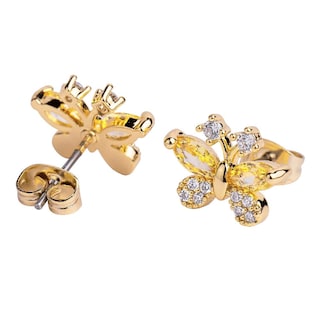Foto 2 | Foto 2 | Aretes para Mujer de Mariposa Luckyly, Modelo Gina Oro