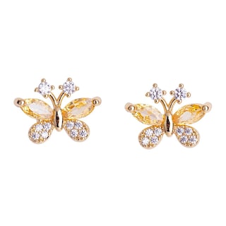 Foto 3 | Foto 3 | Aretes para Mujer de Mariposa Luckyly, Modelo Gina Oro