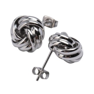 Foto 2 | Foto 2 | Aretes para Mujer de Nudo tipo Broqueles Luckyly, Modelo Knot Plata