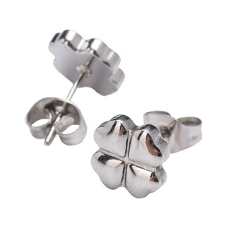 Foto 2 | Foto 2 | Aretes de Mujer de Trébol tipo Broqueles Luckyly, Modelo Flora Plata