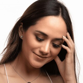 Foto 4 | Foto 4 | Aretes de Mujer de Trébol tipo Broqueles Luckyly, Modelo Flora Plata