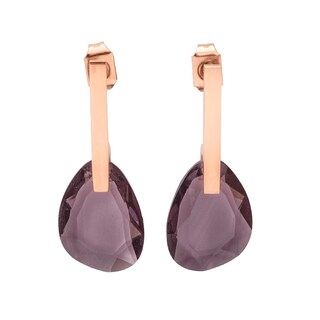 Foto 1 | Foto 1 | Aretes Mujer con Cristal Luckyly, Modelo Amber Morado