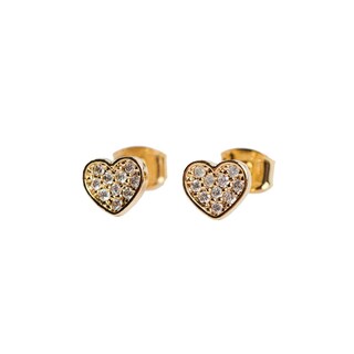 Foto 2 | Foto 2 | Aretes Mujer de Corazón Luckyly, Modelo Melody Oro