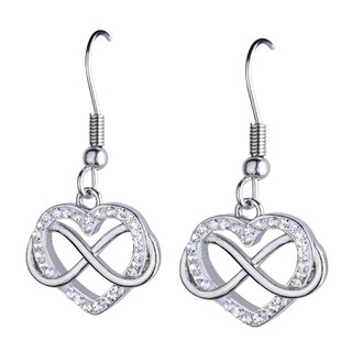 Foto 2 | Foto 2 | Aretes para Mujer Corazón Infinito Luckyly, Modelo Natty Plata