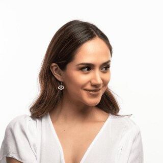 Foto 3 | Foto 3 | Aretes para Mujer Corazón Infinito Luckyly, Modelo Natty Plata