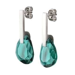 Foto 2 | Foto 2 | Aretes Mujer con Cristal Luckyly, Modelo Amber Verde