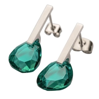 Foto 3 | Foto 3 | Aretes Mujer con Cristal Luckyly, Modelo Amber Verde