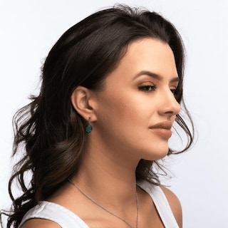 Foto 4 | Foto 4 | Aretes Mujer con Cristal Luckyly, Modelo Amber Verde