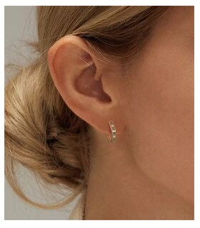 Foto 3 | Foto 3 | Aretes de Laminado de Oro 14k para Mujer 6 Pares