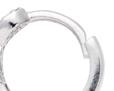 Foto 3 | Foto 3 | Arete Huggie Infinito Horoz Plata .925 Cp274