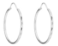 Arracada Tubo Diamantada Horoz Plata .925 Cp296