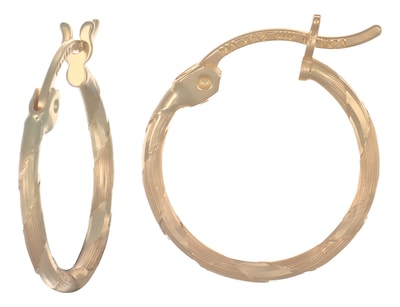Foto 1 | Foto 1 | Aretes Tipo Arracada Cordon Blue 12 Mm En Oro 10k Para Mujer