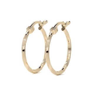 Foto 2 | Foto 2 | Aretes Tipo Arracada Cordon Blue 12 Mm En Oro 10k Para Mujer
