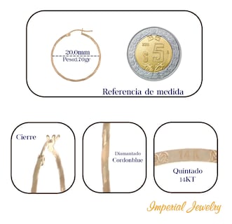 Foto 6 | Foto 6 | Arracadas de Oro 14k Cordon Blue