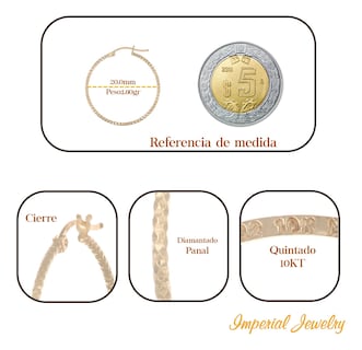 Foto 3 | Foto 3 | Arracadas con Diamantado Estilo Panal de Oro 10k