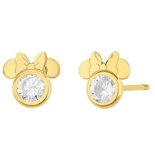 Foto 1 | Foto 1 | Broquel Disney Oro 10 k Minnie Diadema Bisel