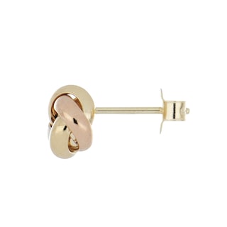 Foto 2 | Foto 2 | Aretes Zekie 7031 Oro 14k Tres Colores Nudo