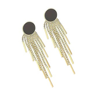 Foto 1 | Foto 1 | Pendientes Huoguo Con Diamantes De Imitación Blancos En Polvo Y Piedra Ojo De Gato - Venta Internacional.