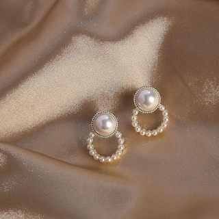 Foto 2 | Foto 2 | Pendientes Huoguo Alloy Sweet Flower De Geometría Simple (4 Unidades) - Venta Internacional.