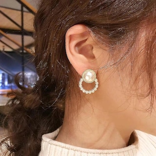 Foto 3 | Foto 3 | Pendientes Huoguo Alloy Sweet Flower De Geometría Simple (4 Unidades) - Venta Internacional.