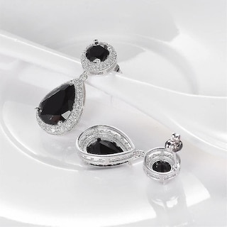 Foto 3 | Foto 3 | Pendientes Huoguo De Plata De Ley 925 Con Circonitas De Estilo Vintage - Venta Internacional.