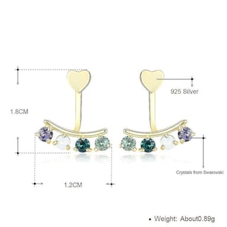 Foto 3 | Foto 3 | Pendientes De Plata De Ley 925 Geométricos Irregulares Para Mujer - Venta Internacional.