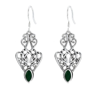 Foto 1 | Foto 1 | Pendientes Huoguo Gancho Vintage De Topacio Con Forma De Piedra Lunar Recortada - Venta Internacional.