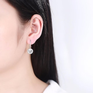 Foto 2 | Foto 2 | Pendientes Huoguo Swan Chapados En Plata Para Mujer - Venta Internacional.