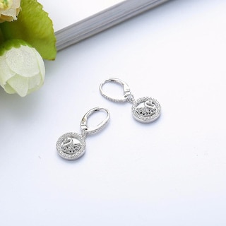 Foto 3 | Foto 3 | Pendientes Huoguo Swan Chapados En Plata Para Mujer - Venta Internacional.