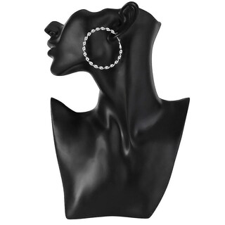 Foto 3 | Foto 3 | Pendientes Huoguo Chapados En Plata Con Forma De Línea Retorcida Juego De 3 Para Mujer - Venta Internacional.