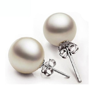 Foto 1 | Foto 1 | Pendientes Huoguo Con Perlas Artificiales De Plata Para Boda - Venta Internacional.