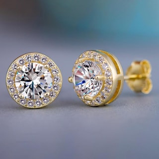 Foto 2 | Foto 2 | Pendientes Huoguo Chapados En Plata 925 Oro Rosa Para Mujer - Venta Internacional.