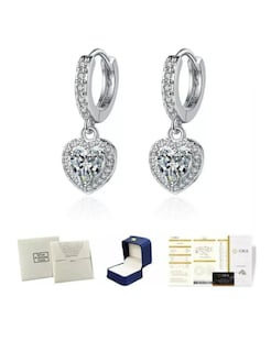 Foto 1 | Foto 1 | Pendientes Aretes Colgantes De Joyeria Plata 925 Moda Mujer