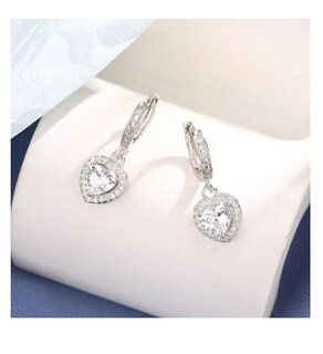 Foto 3 | Foto 3 | Pendientes Aretes Colgantes De Joyeria Plata 925 Moda Mujer