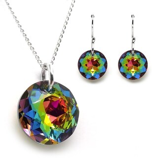 Foto 1 | Foto 1 | Collar y Aretes Joyería Zvezda Classic Multicolor con Plata