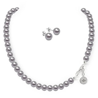 Foto 1 | Foto 1 | Collar y Aretes Joyería Zvezda Lila con Plata
