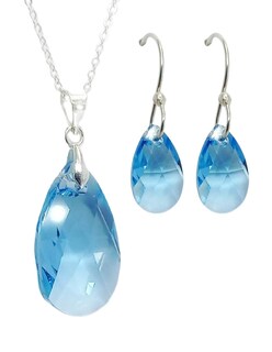 Foto 1 | Foto 1 | Collar y Artes de Plata Zvezda Zju-leav-aqu color Azul