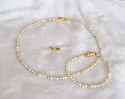 Foto 2 | Foto 2 | Set Collar Pulsera y Aretes con Perla Mallorca Bijoux Multicolor