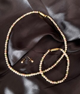 Foto 3 | Foto 3 | Set Collar Pulsera y Aretes con Perla Mallorca Bijoux Multicolor