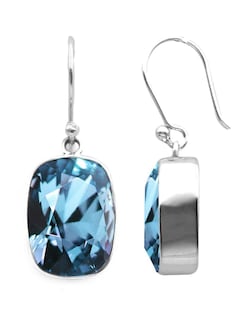 Foto 2 | Foto 2 | Aretes Joyería Zvezda ZAR-BAG18-AQU-G Baguette Aquamarine Gancho con Plata