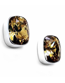 Foto 1 | Foto 1 | Aretes de Cristal y Plata Zvezda